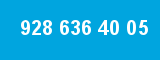 928 636 40 05 928 636 40 05